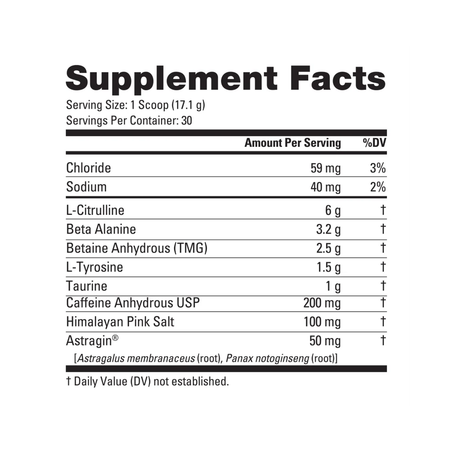 Nutrabio - Base Pre Workout