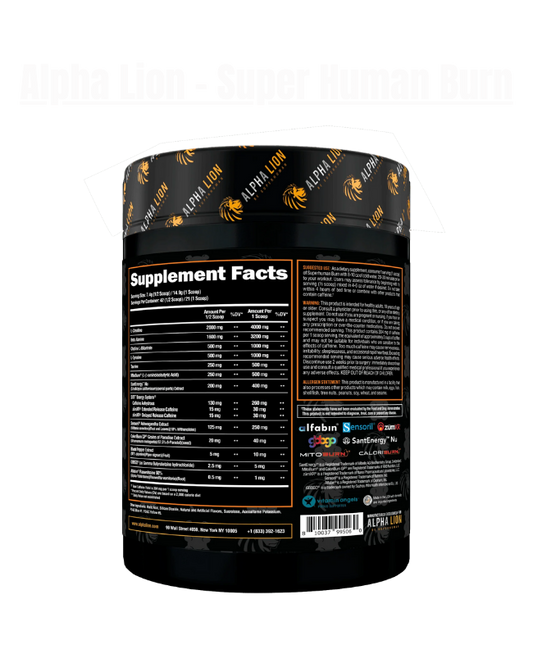 Alpha Lion - Super Human Burn Pre Workout - Exalted Nutrition