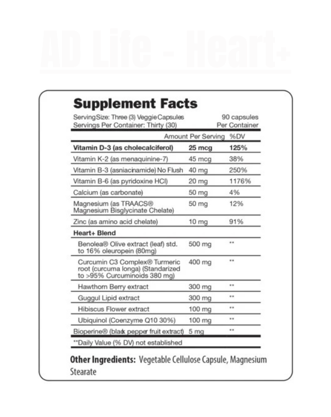 AD Life - Heart+ - Exalted Nutrition
