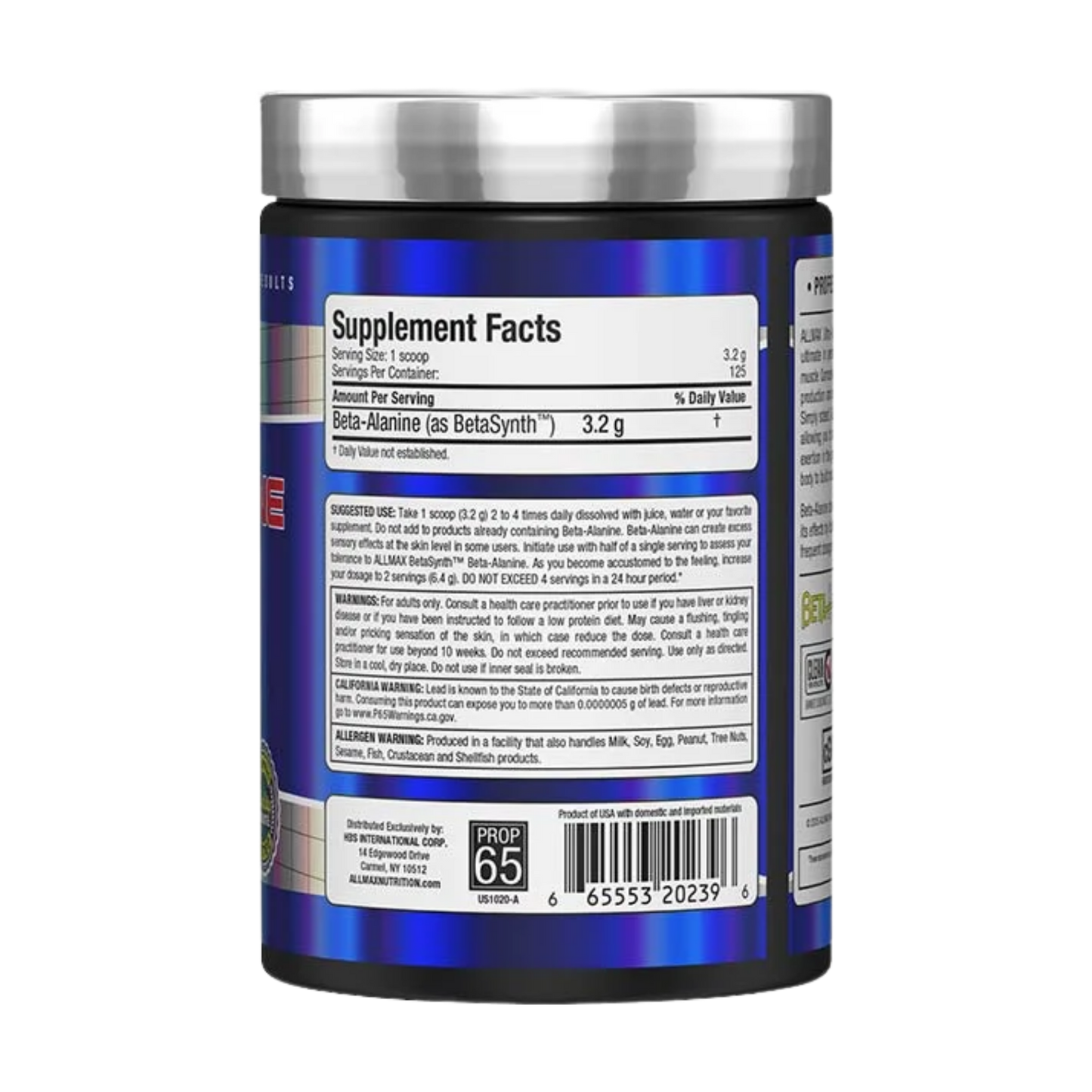 Allmax - Beta Alanine Powder (400g)