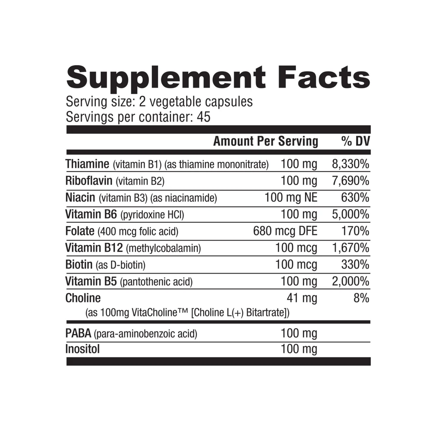 Nutrabio B-100