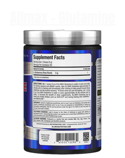 Allmax - Glutamine - Exalted Nutrition