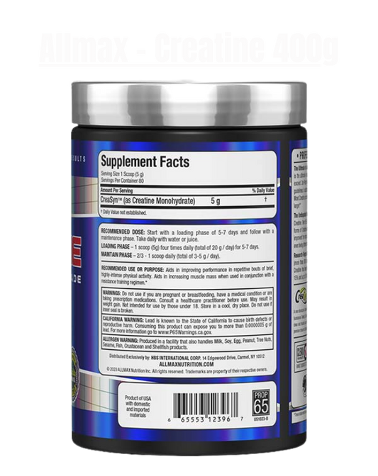 Allmax - Creatine Monohydrate - Exalted Nutrition