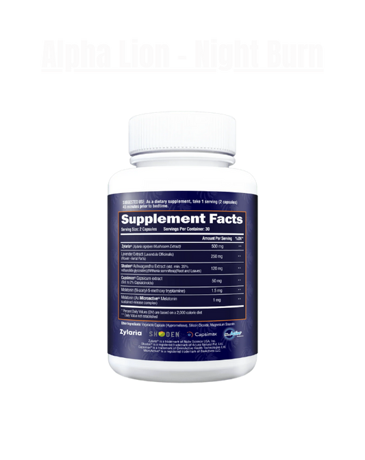 Alpha Lion - Night Burn - Exalted Nutrition