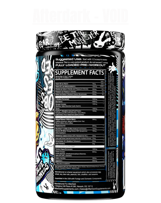 Afterdark - VOID Pre Workout - Exalted Nutrition