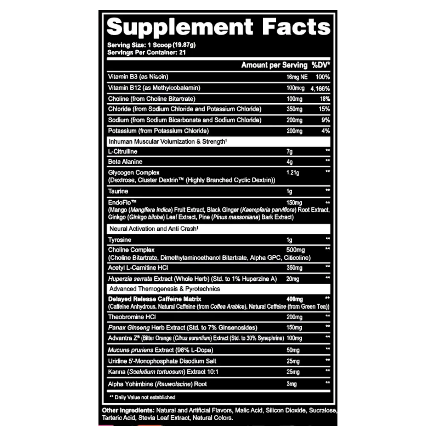Afterdark - VOID Pre Workout-
