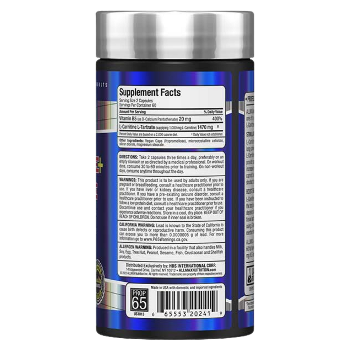 Allmax - L-Carnitine Capsules-