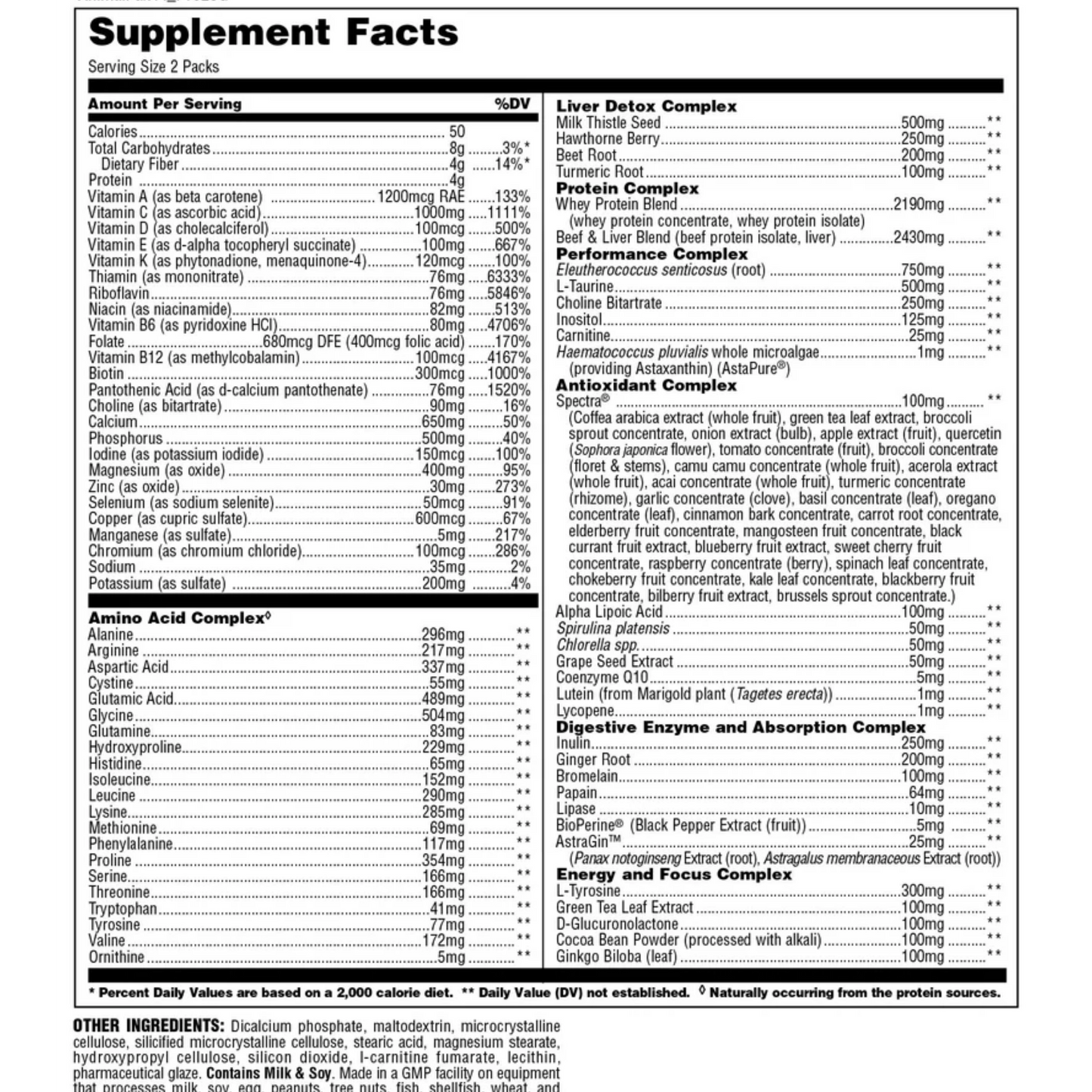Animal Pak-