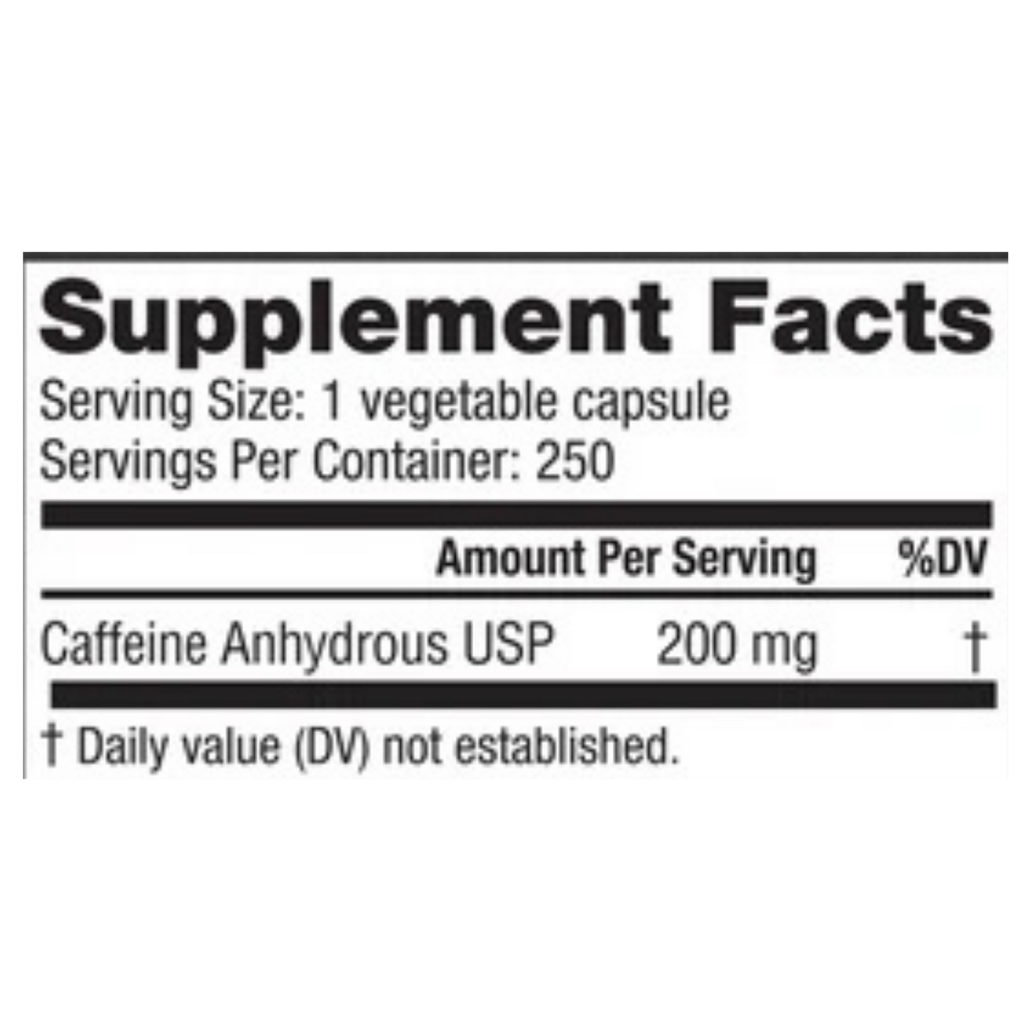 Nutrabio Caffeine-