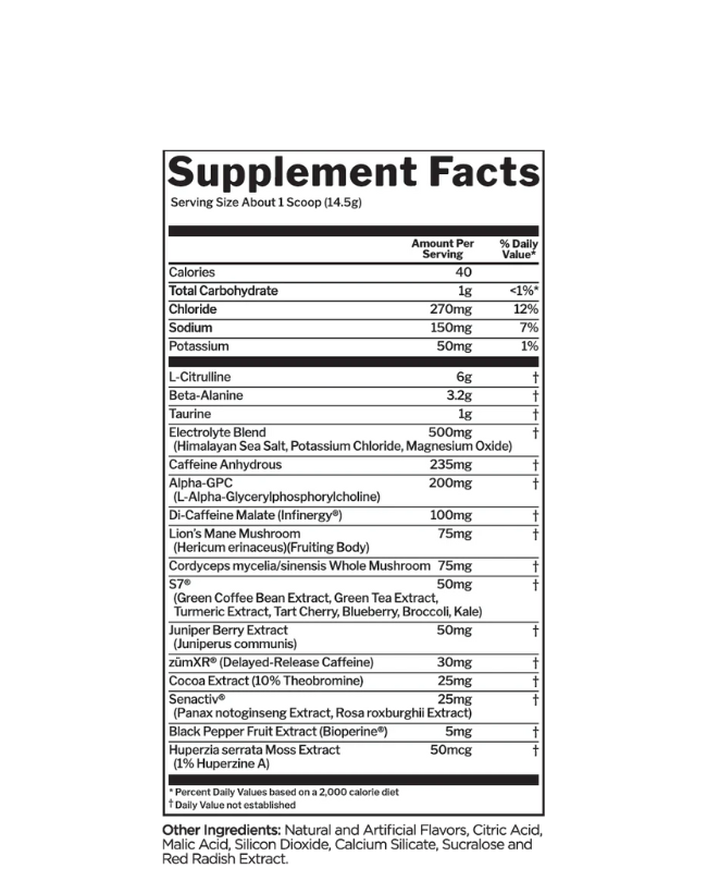 Rule 1 PreLift Pre Workout Exalted Nutrition