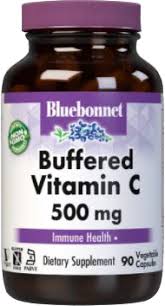 Bluebonnet Buffered Vitamin C-500mg 180 Count - Exalted Nutrition