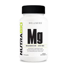 Nutrabio Mg Magnesium Capsules - Exalted Nutrition