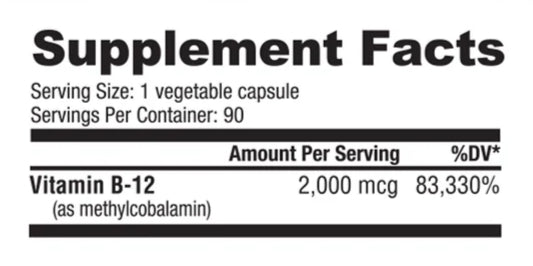 Nutrabio Methylcobalamin B-12 image 1