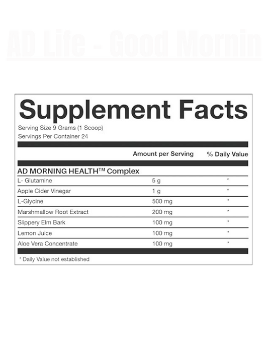 AD Life - Good Mornin' - Exalted Nutrition
