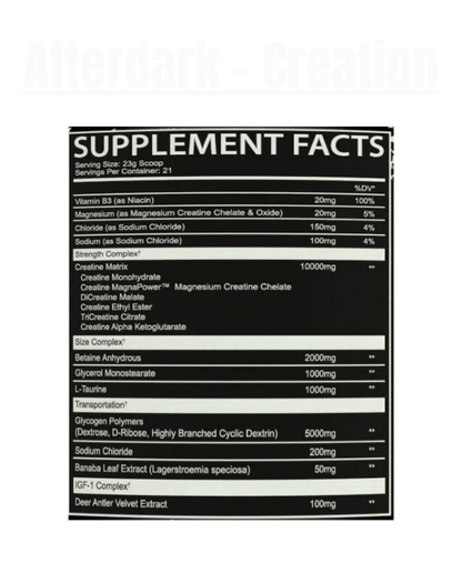 Afterdark - Creation Creatine