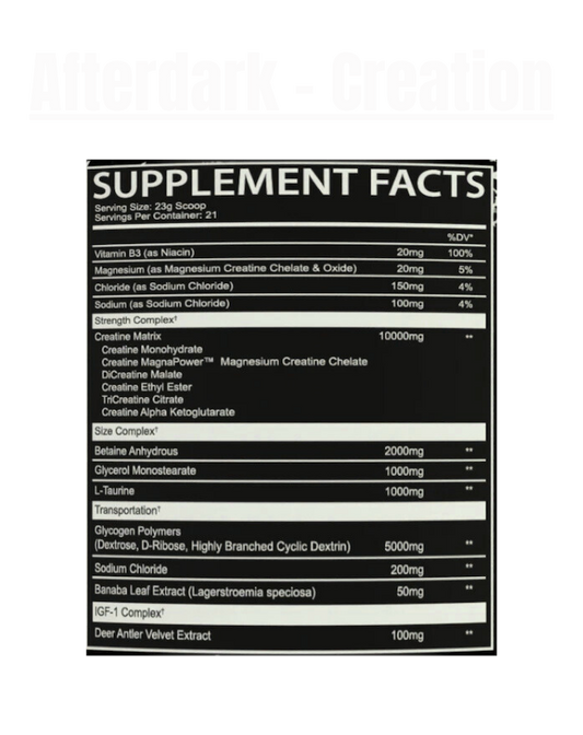Afterdark - Creation Creatine