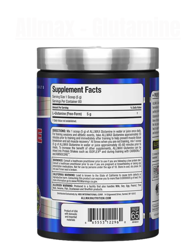 Allmax - Glutamine - Exalted Nutrition
