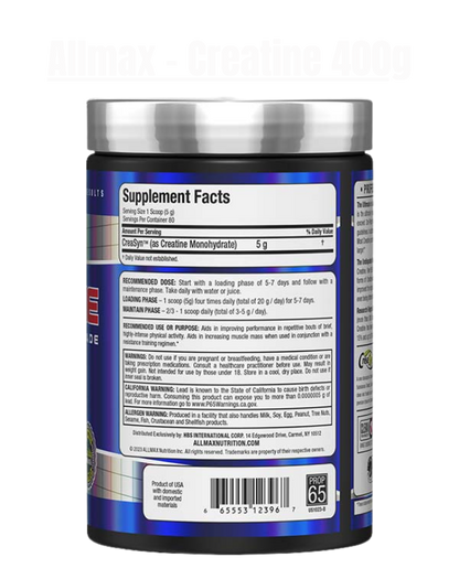 Allmax - Creatine Monohydrate - Exalted Nutrition