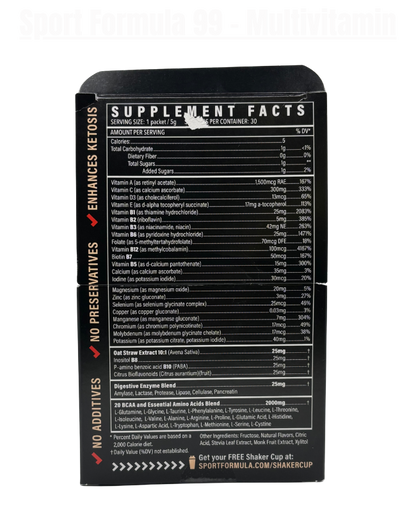 Sport Formula 99 - Multivitamin - Exalted Nutrition