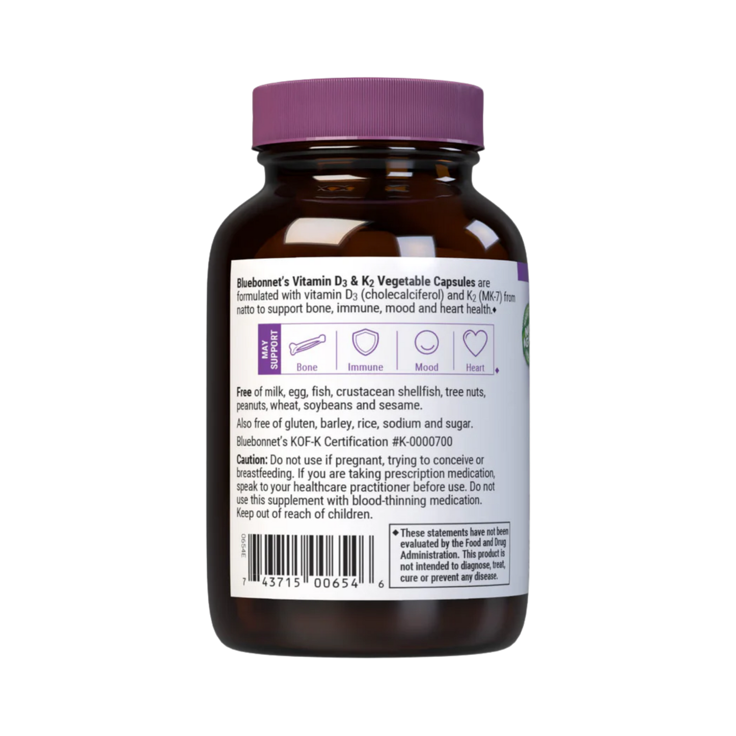 Bluebonnet - Vitamin D3 K2