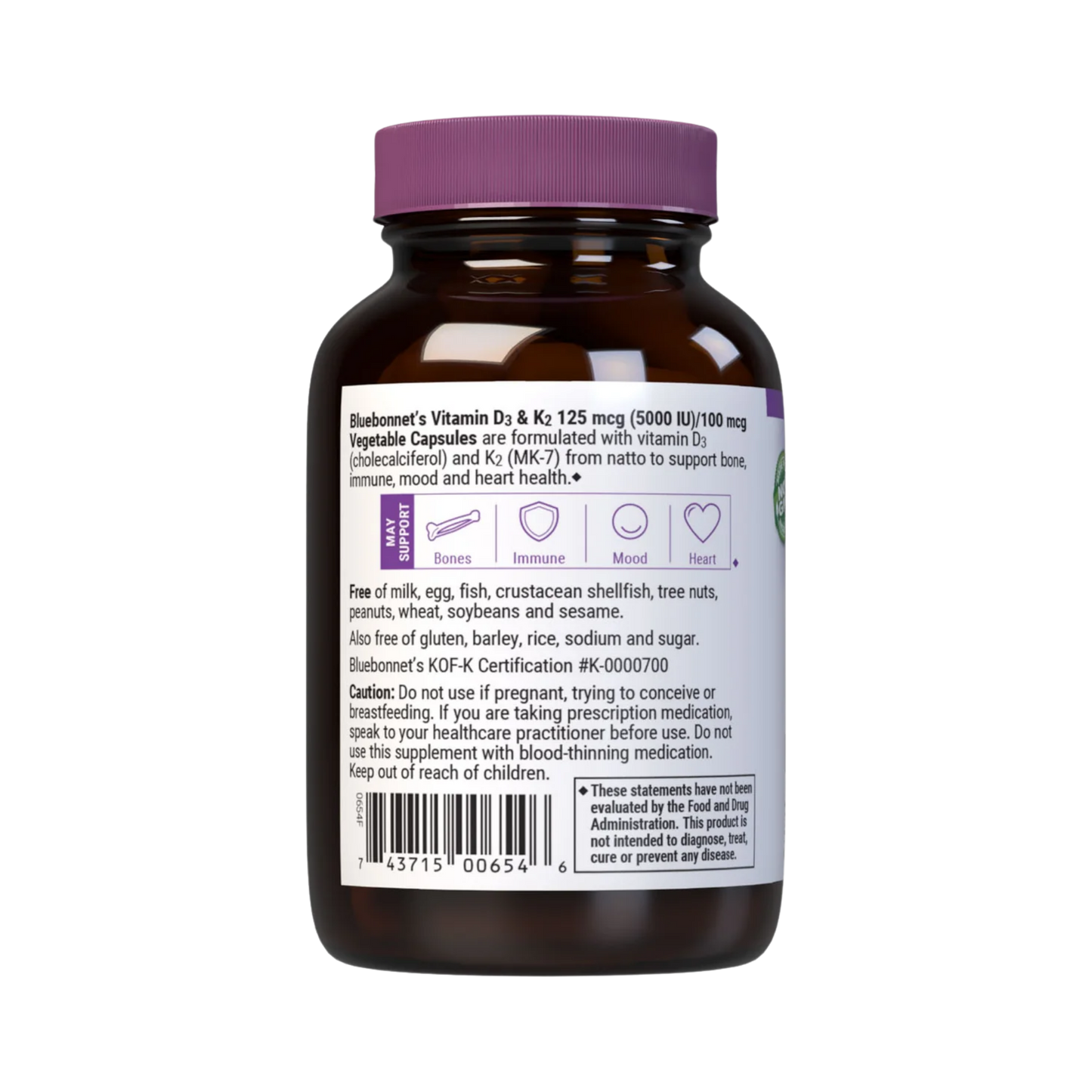 Bluebonnet - Vitamin D3 K2
