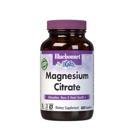 Bluebonnet Magnesium Citrate 400mg 60s - Exalted Nutrition
