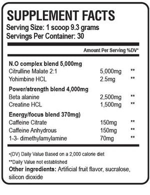 Irate Pre Workout image 1