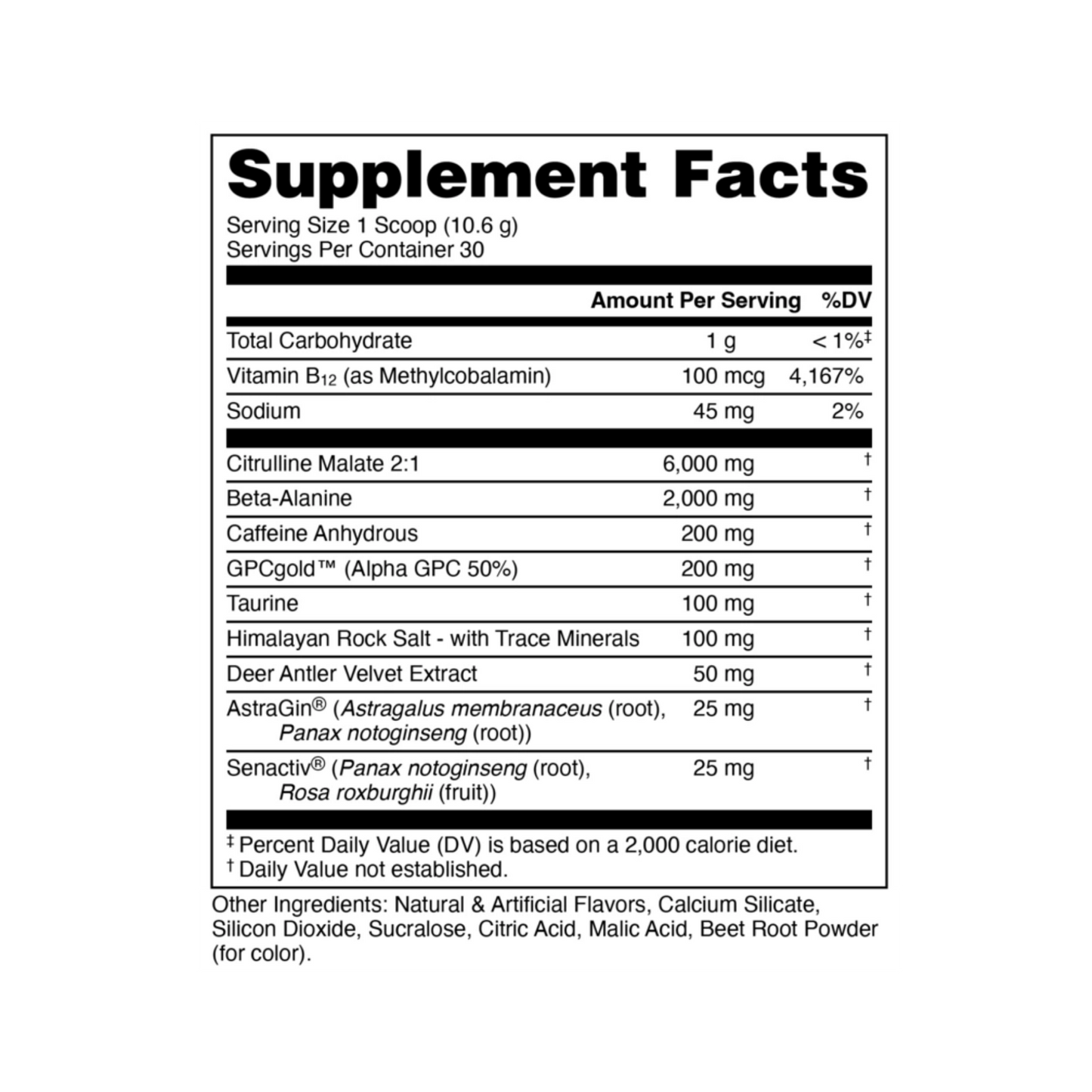 Bucked Up Pre Workout