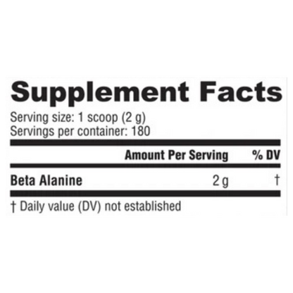 Nutrabio Beta Alanine Powder