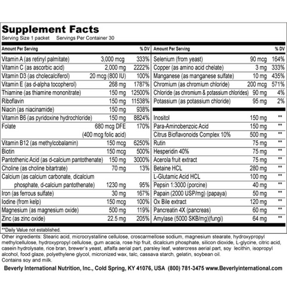 Beverley International Super Pak