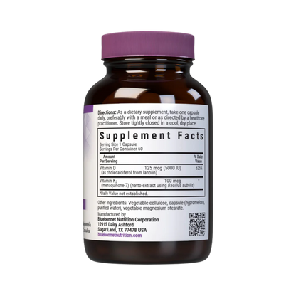 Bluebonnet - Vitamin D3 K2