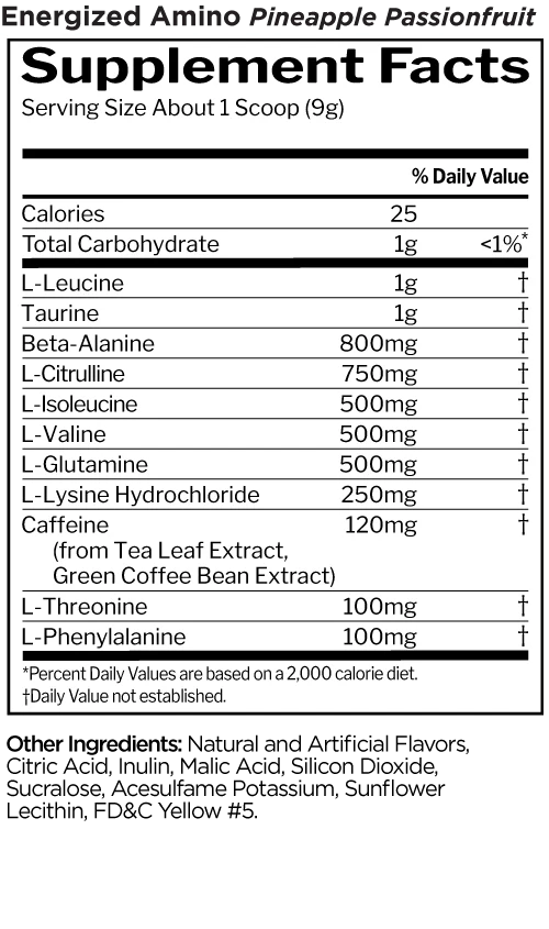 Rule 1 Energized Amino (SALE) - Exalted Nutrition