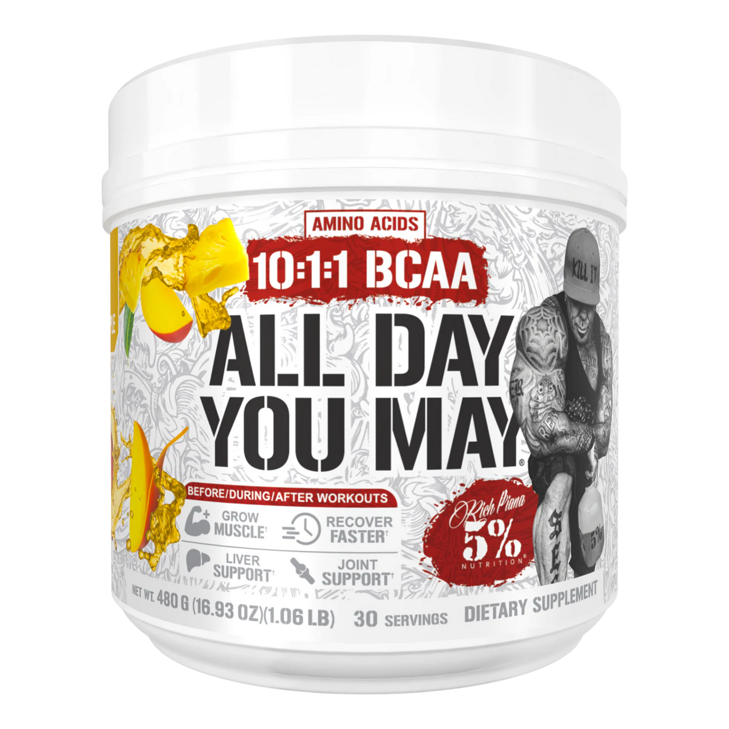 5% Nutrition – All Day You May-Mango Pineapple