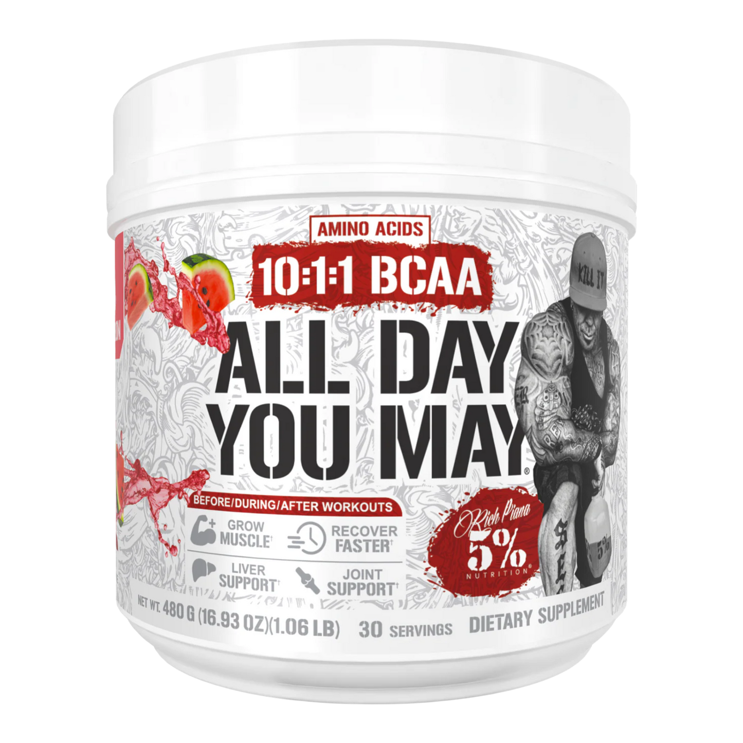 5% Nutrition – All Day You May-Watermelon