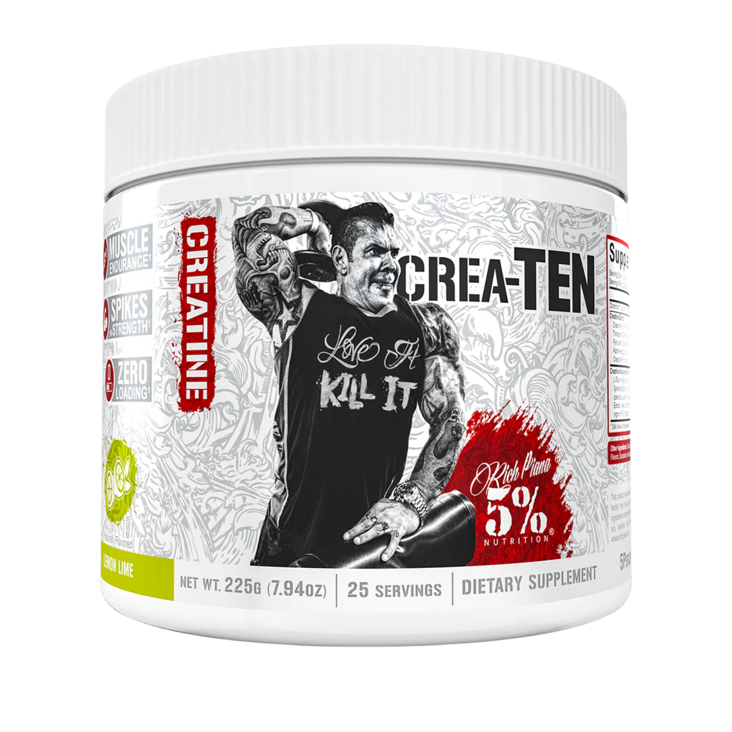 5% Nutrition – Crea-TEN-Lemon Lime