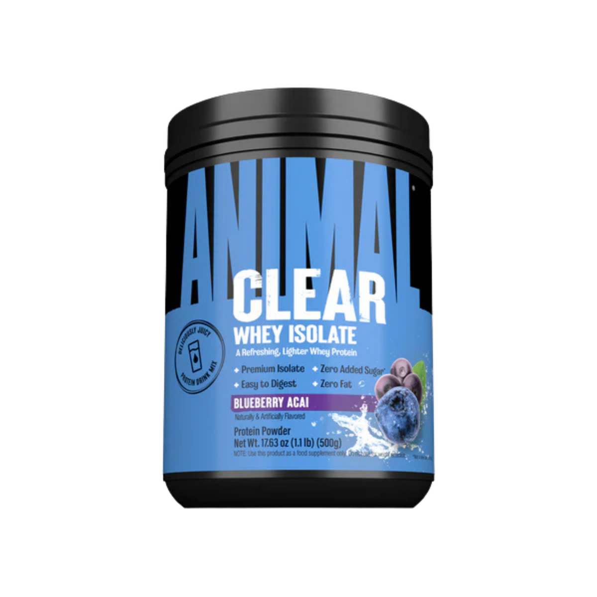 Animal - Clear Whey Protein Isolate-Blueberry acai