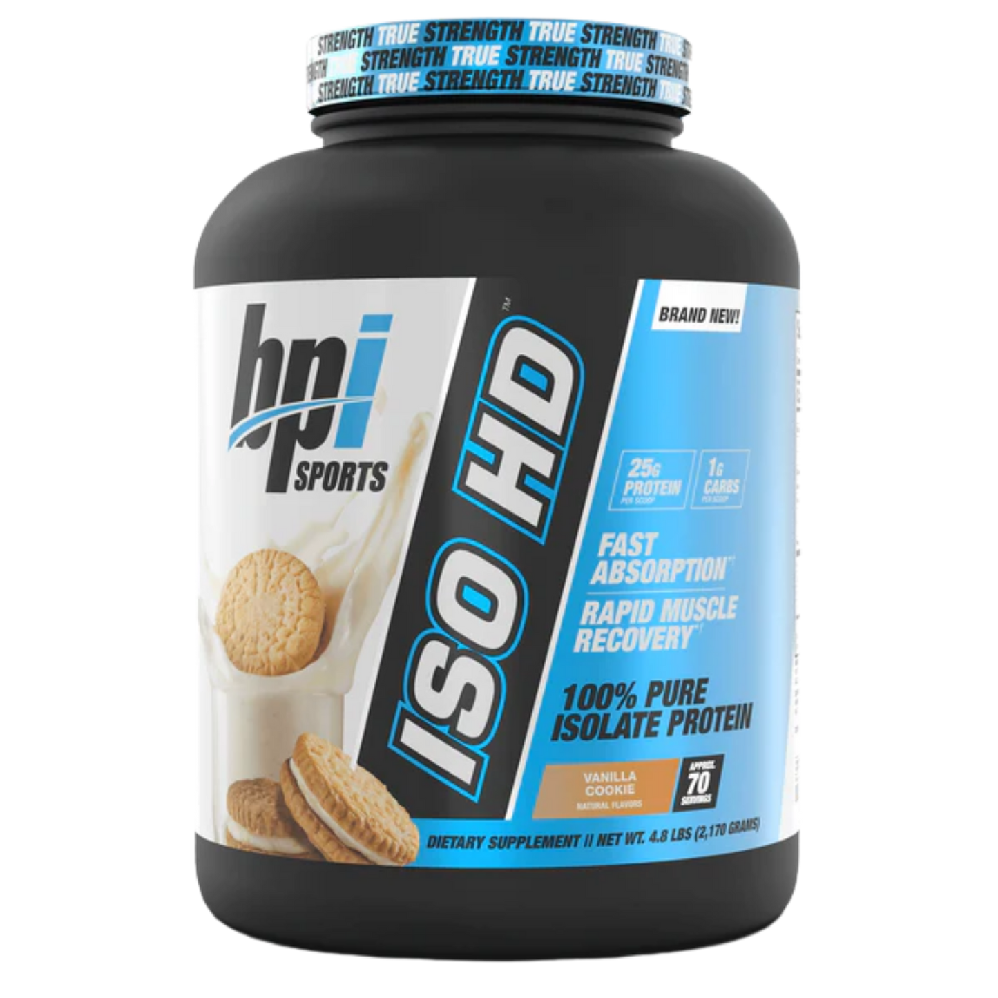 BPI Sports - ISO HD Protein-5lb / Vanilla Cookie