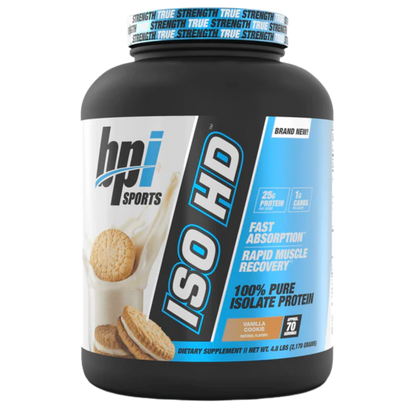 BPI Sports - ISO HD Protein-5lb / Vanilla Cookie