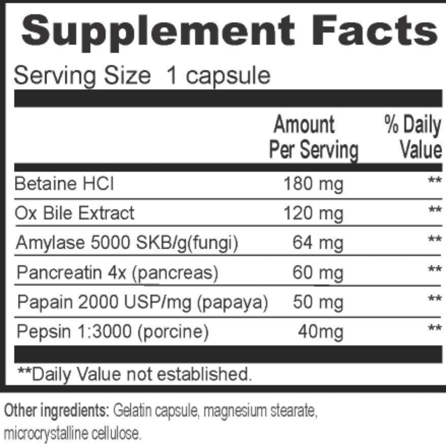 Beverly International Multiple Enzyme Complex-