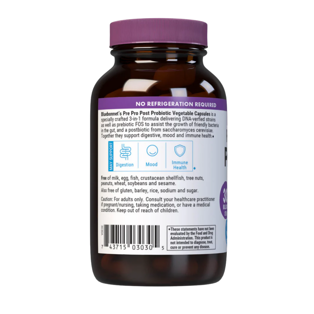 Bluebonnet - Pre Pro Post Probiotic-