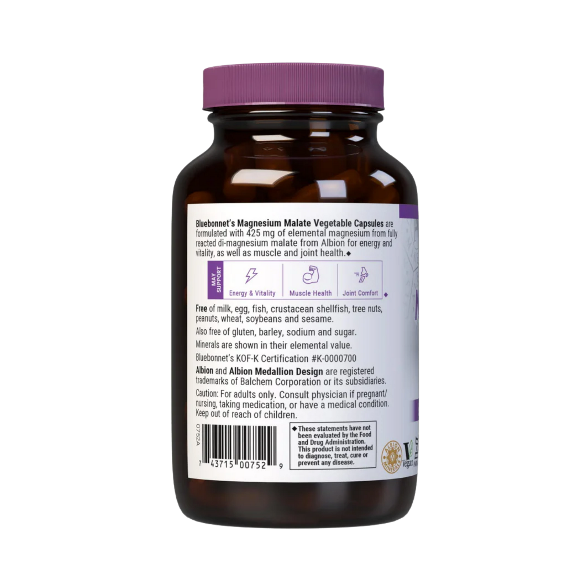 Bluebonnet – Magnesium Malate-
