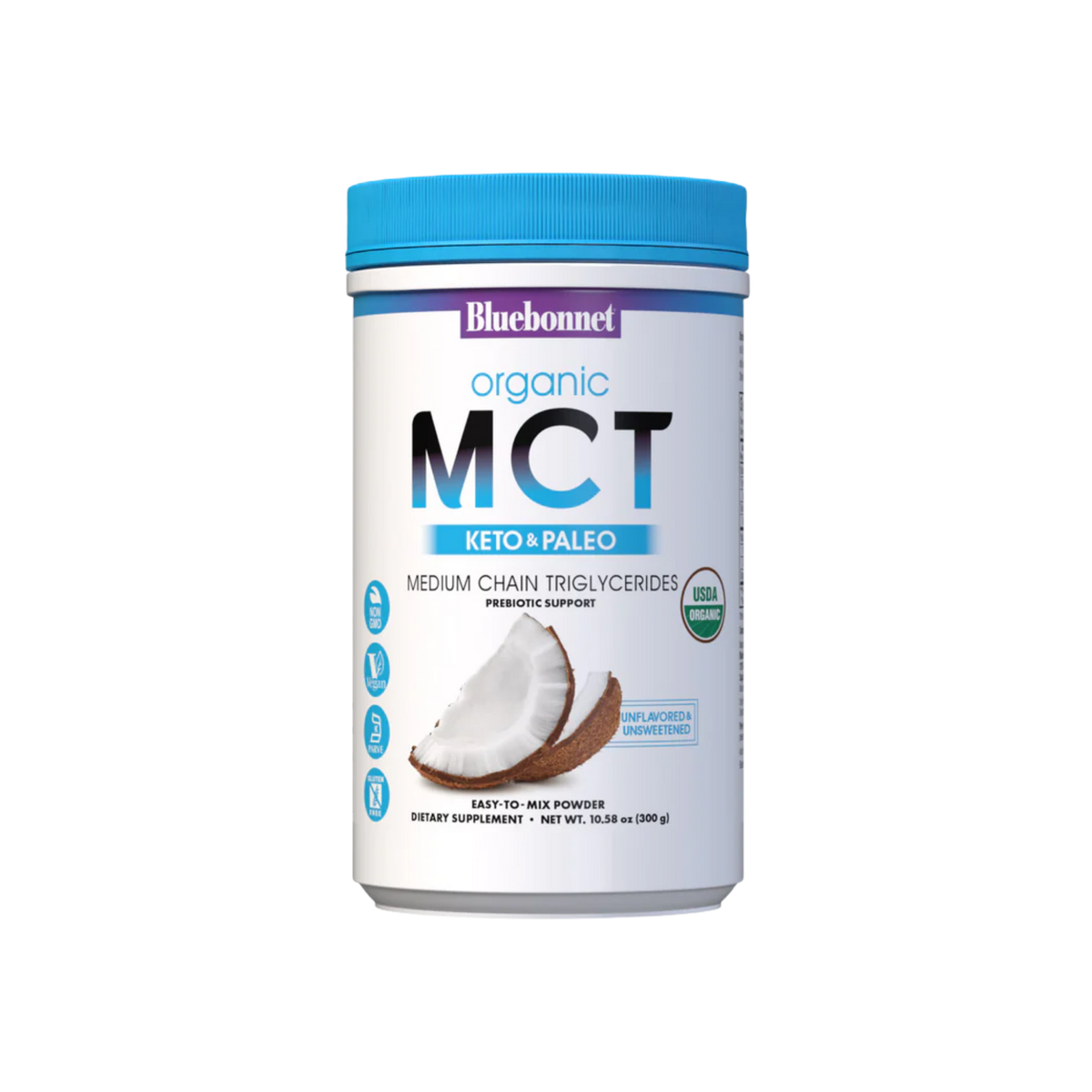 Bluebonnet – Organic MCT Powder-