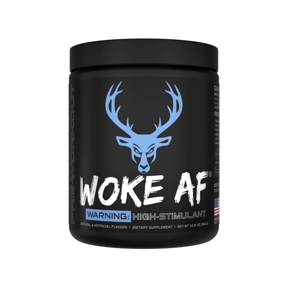 Bucked Up Woke AF Pre Workout-Blue Raz