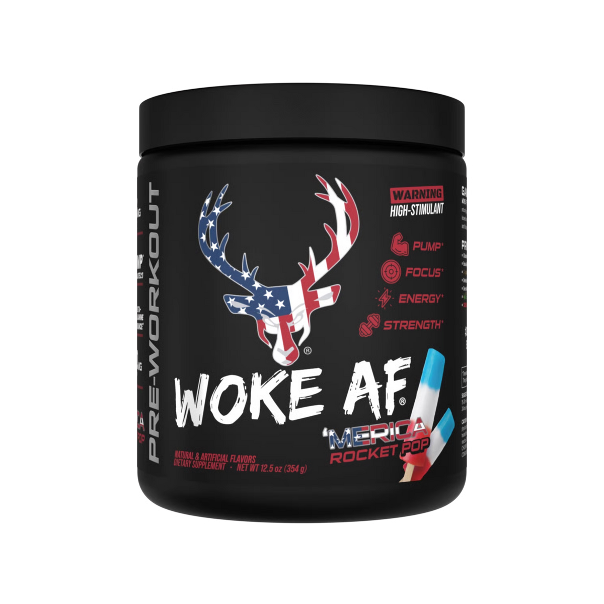 Bucked Up Woke AF Pre Workout-Merica (Rocket Pop)