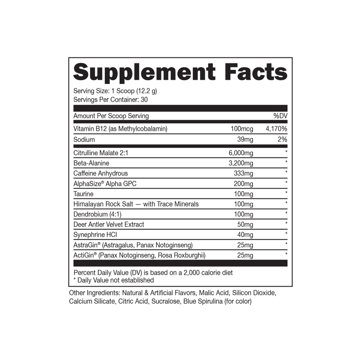 Bucked Up Woke AF Pre Workout-