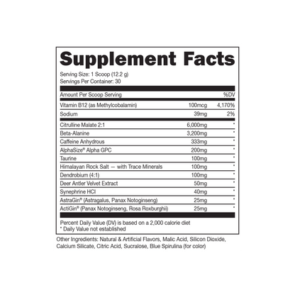 Bucked Up Woke AF Pre Workout-