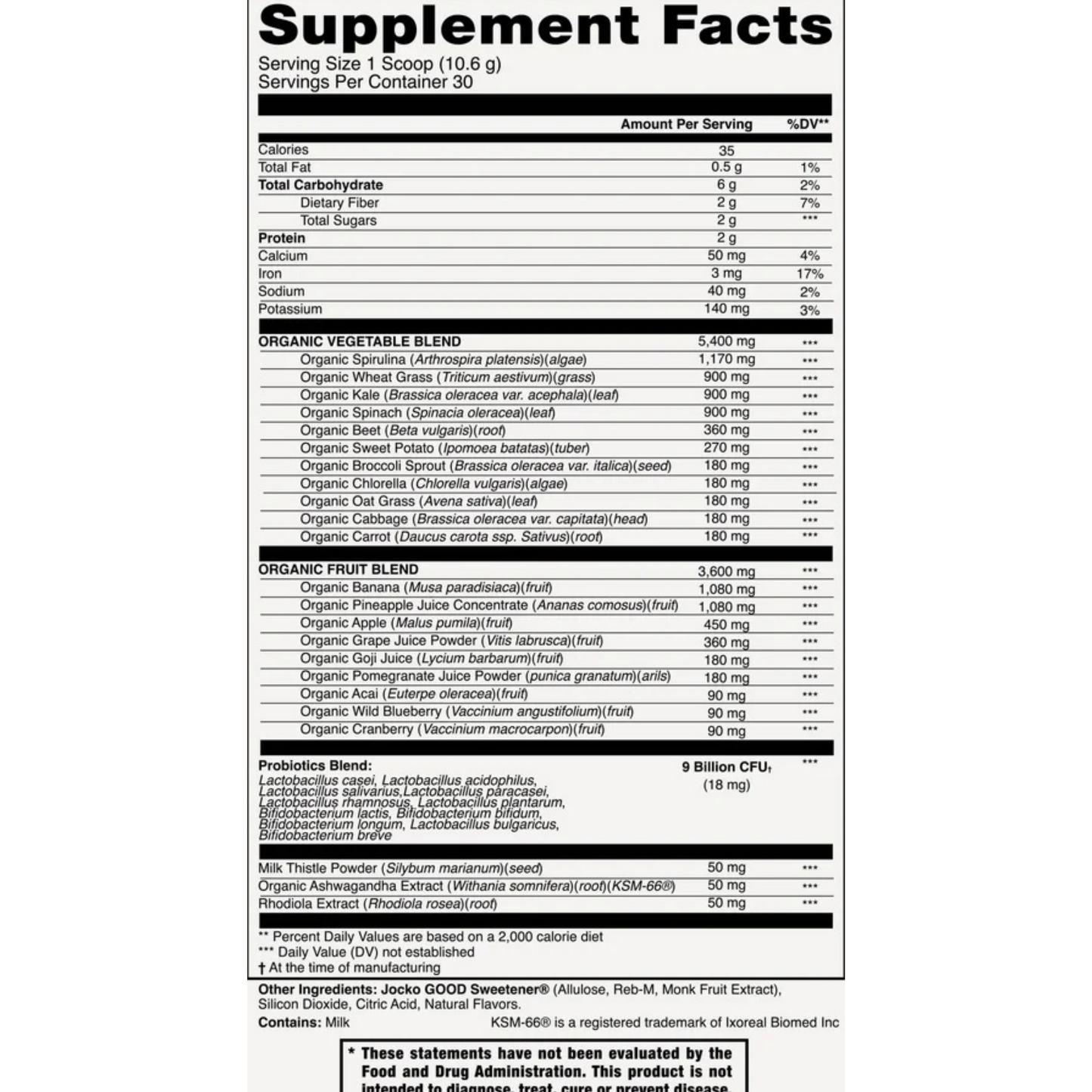 Jocko Fuel - Greens-