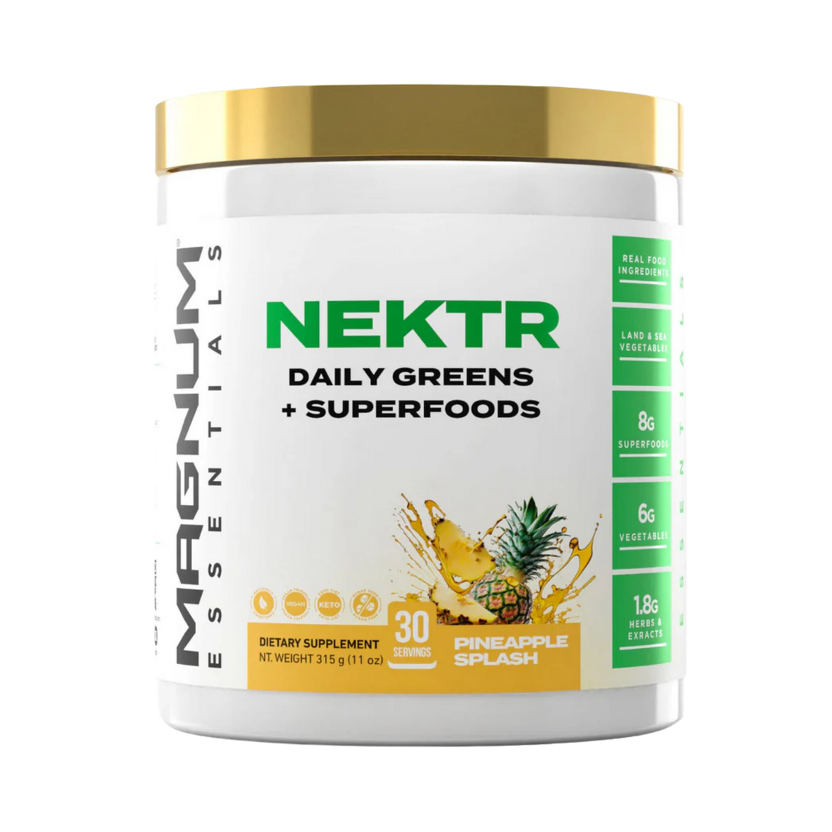 Magnum Nektr Greens-Pineapple Splash