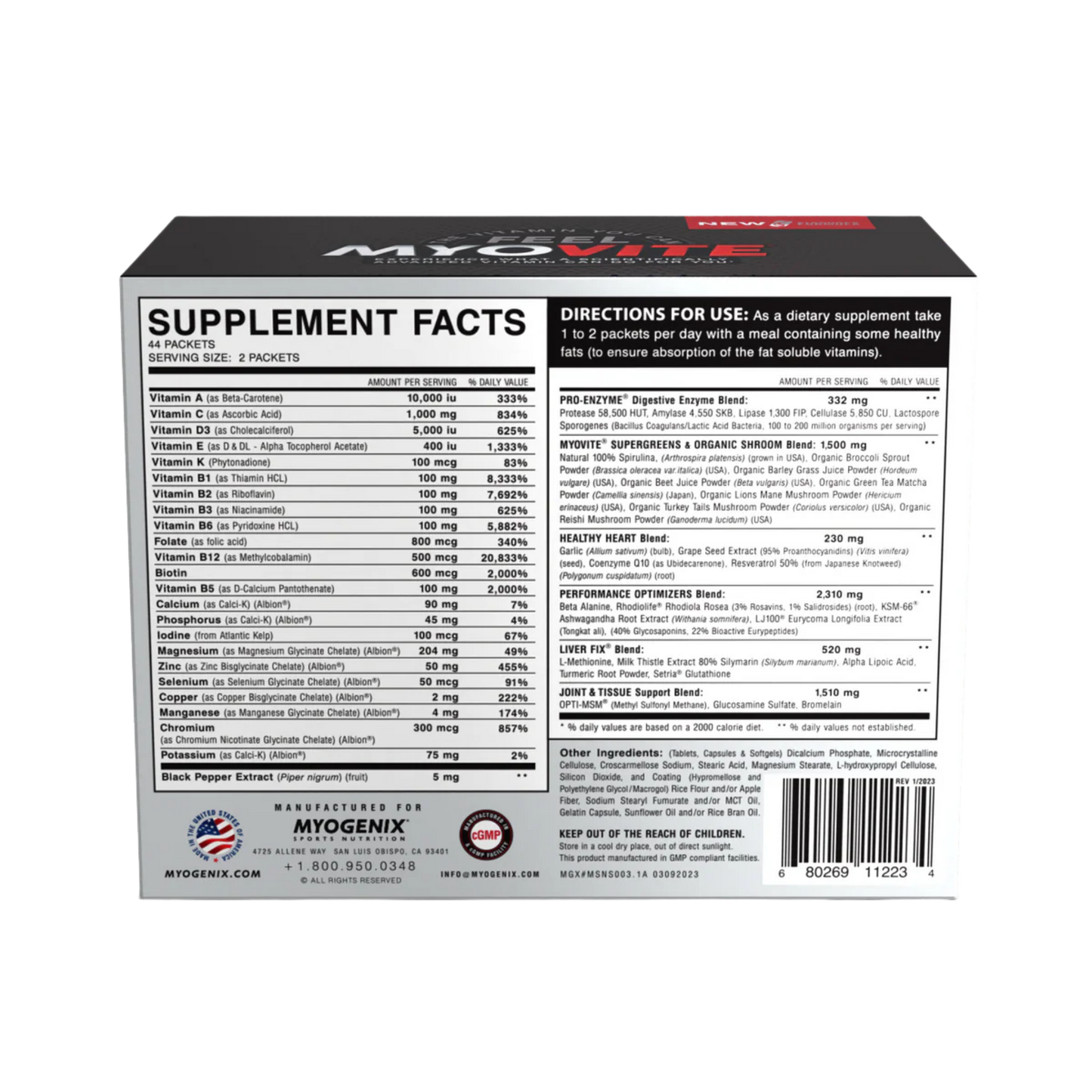 MyoGenix MyoVite-