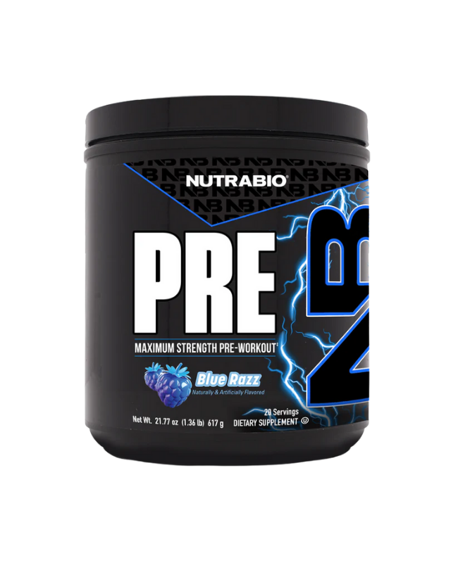 Nutrabio - PRE Workout-Blue Razz
